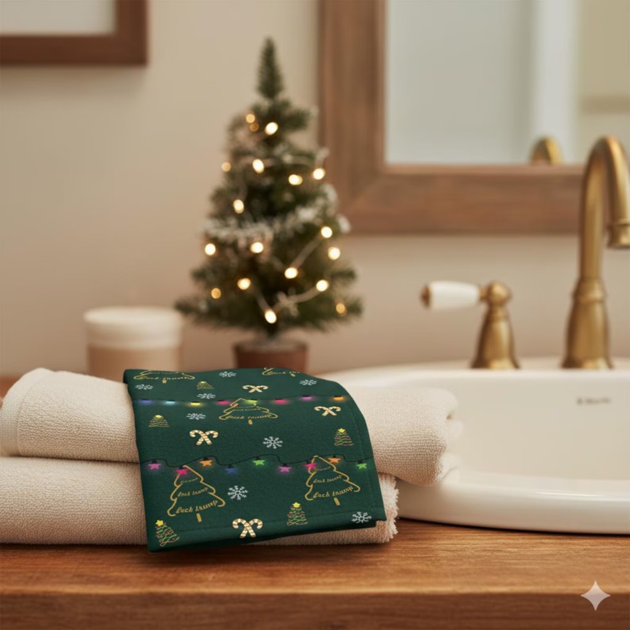 Subtle FDT Christmas Hand Towel - Image 3