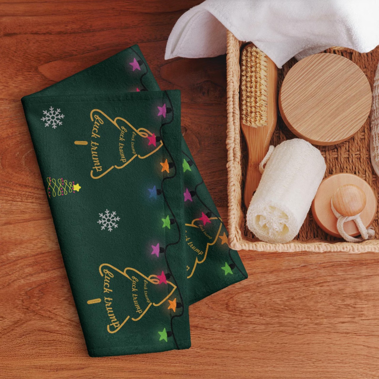Subtle FDT Christmas Hand Towel - Image 5