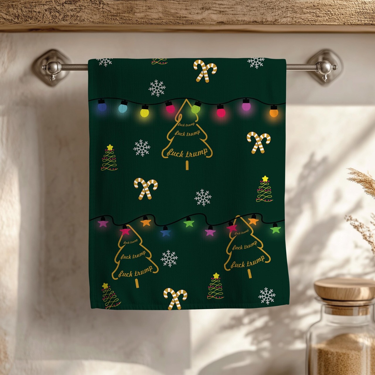 Subtle FDT Christmas Hand Towel - Image 4