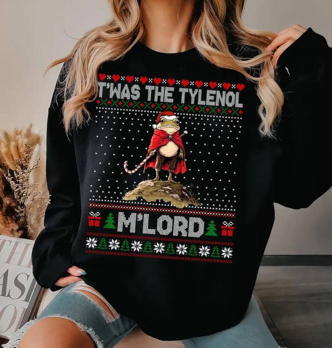 T'was The Tylenol Frogman Christmas Shirt