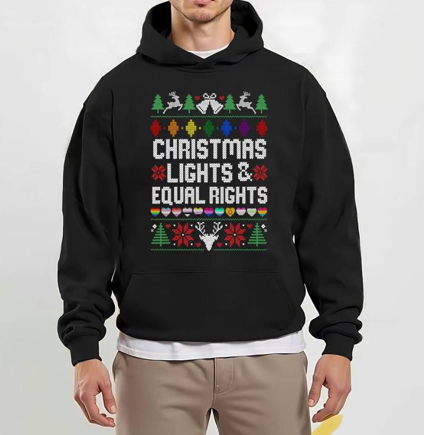 Equal Right LGBTQ Christmas Shirt - Image 2