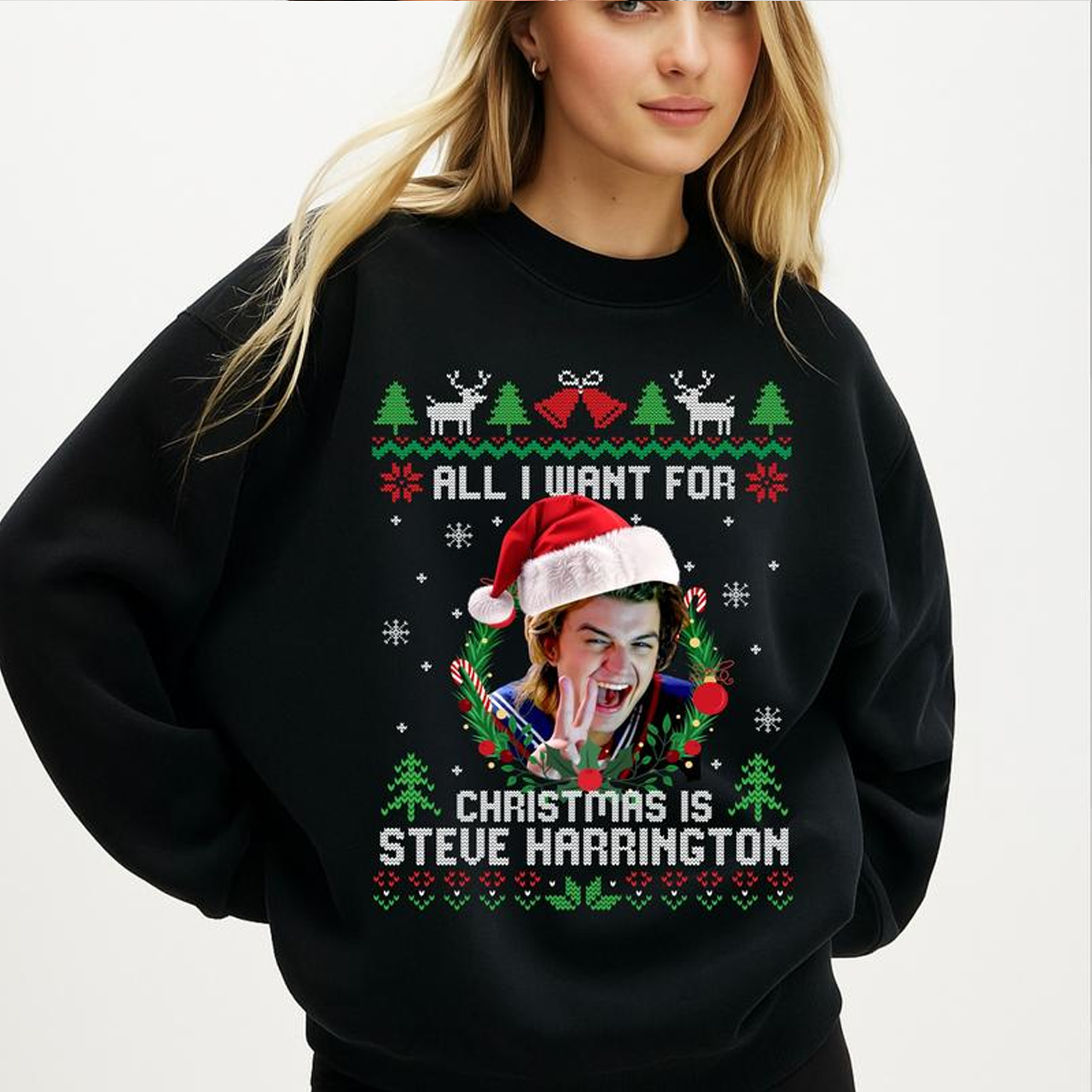 All I Want For Christmas Is Steve Harrington Unisex Shirt