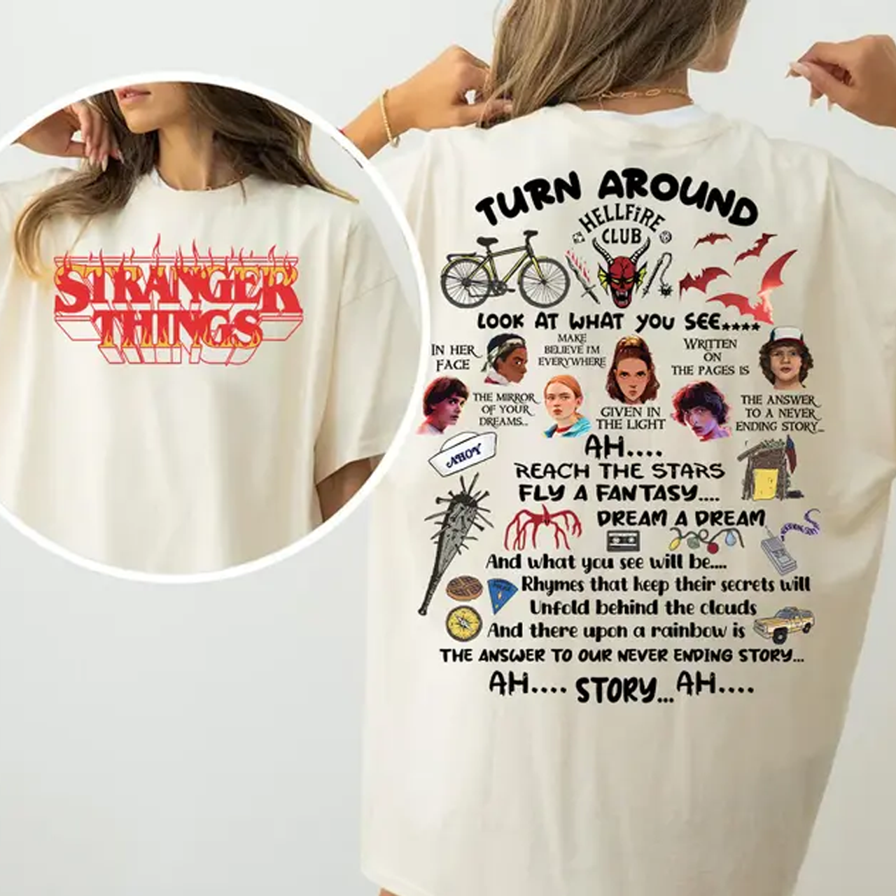 Never Ending Story Stranger Unisex Shirt
