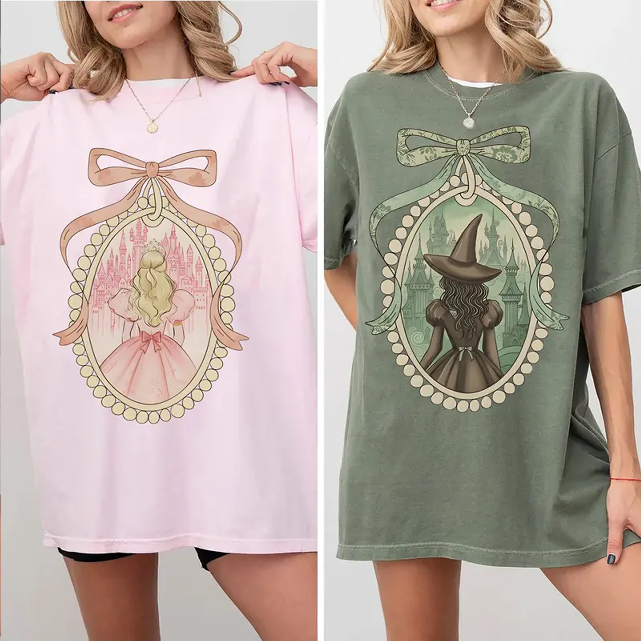 Coquette Bow Pink and Green Change For Good Unisex Shirt