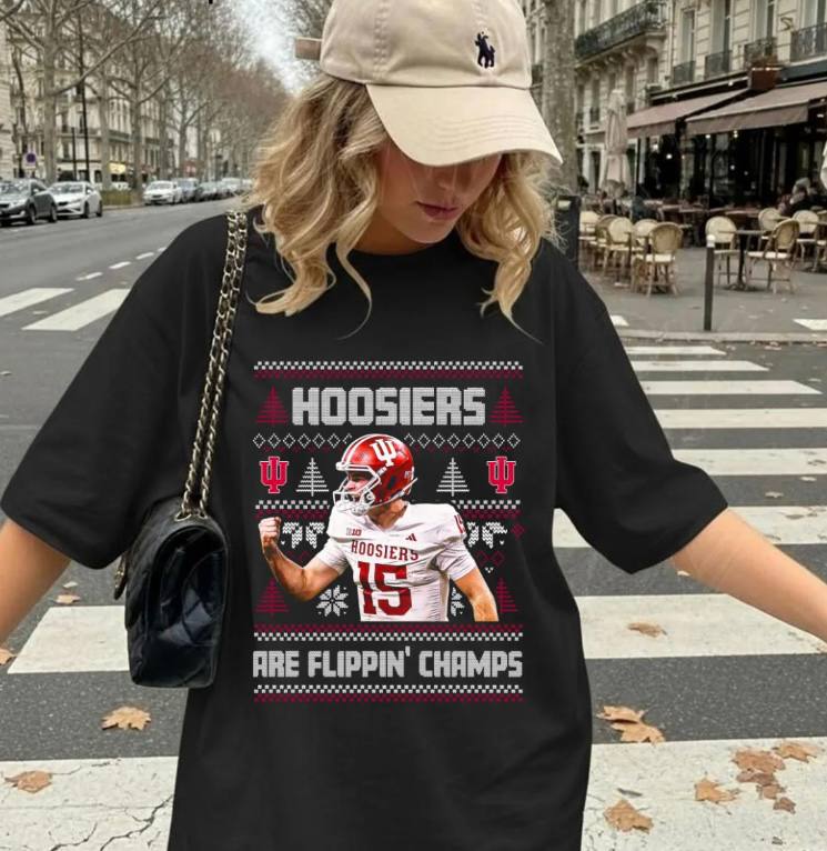 Hoosier Christmas Unisex Shirt - Image 2