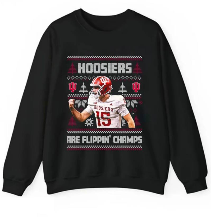Hoosier Christmas Unisex Shirt - Image 3
