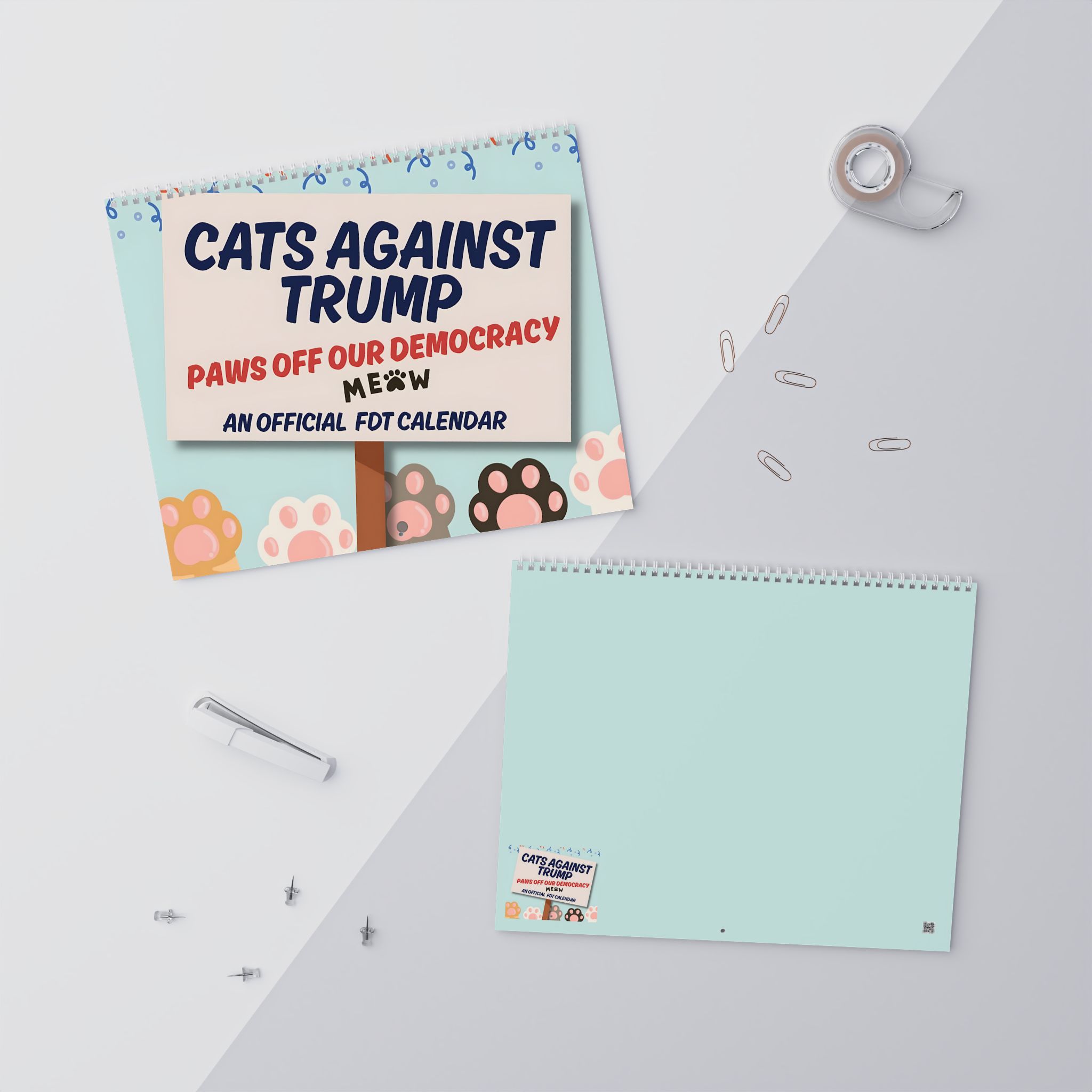 Cats Against Trump 2026 Calendar