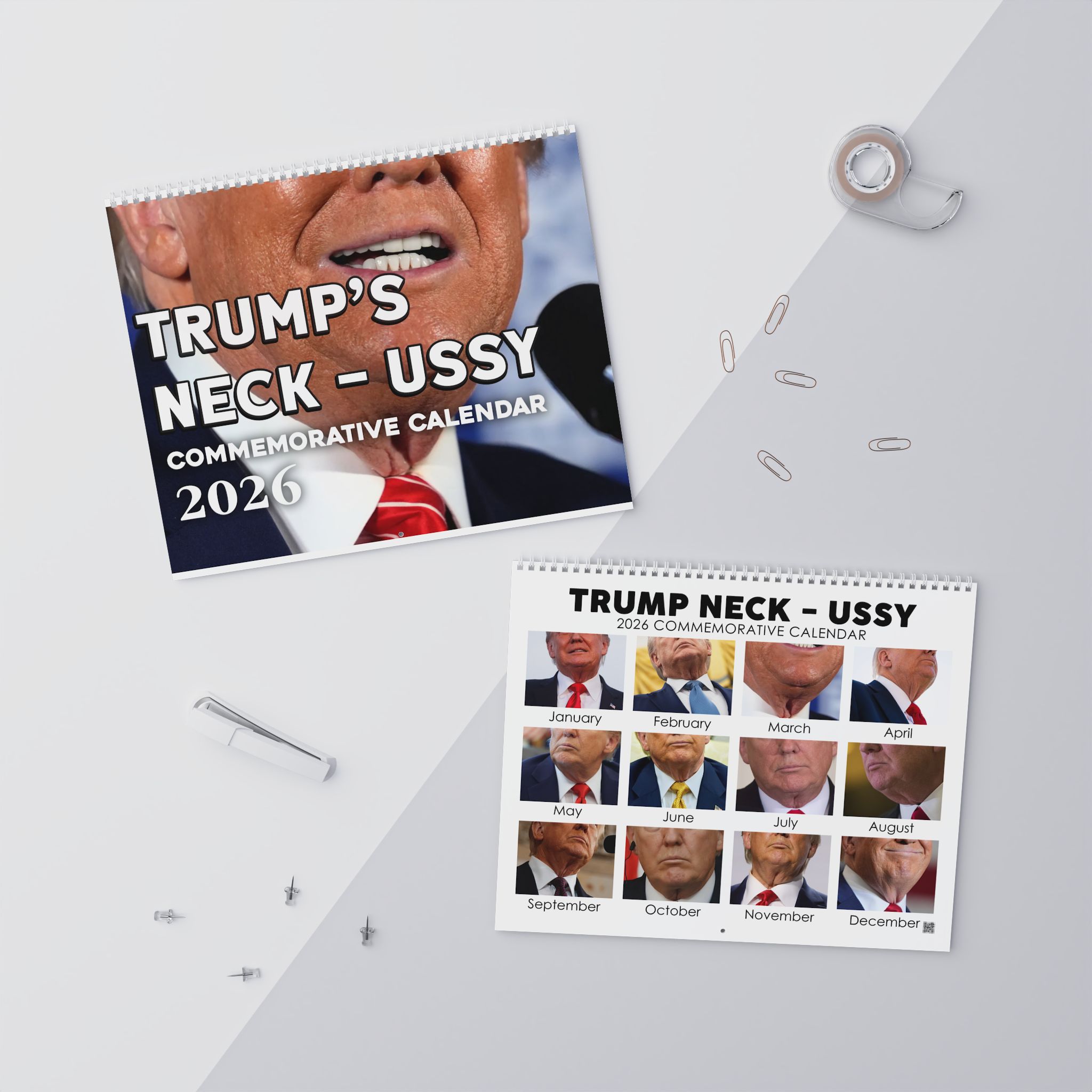 Trump's Neck-ussy 2026 Calendar