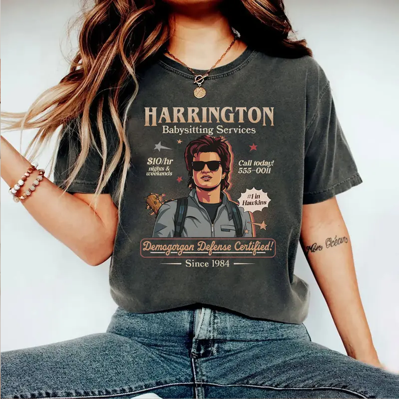 Retro Babysitter Harrington ST Unisex Shirt