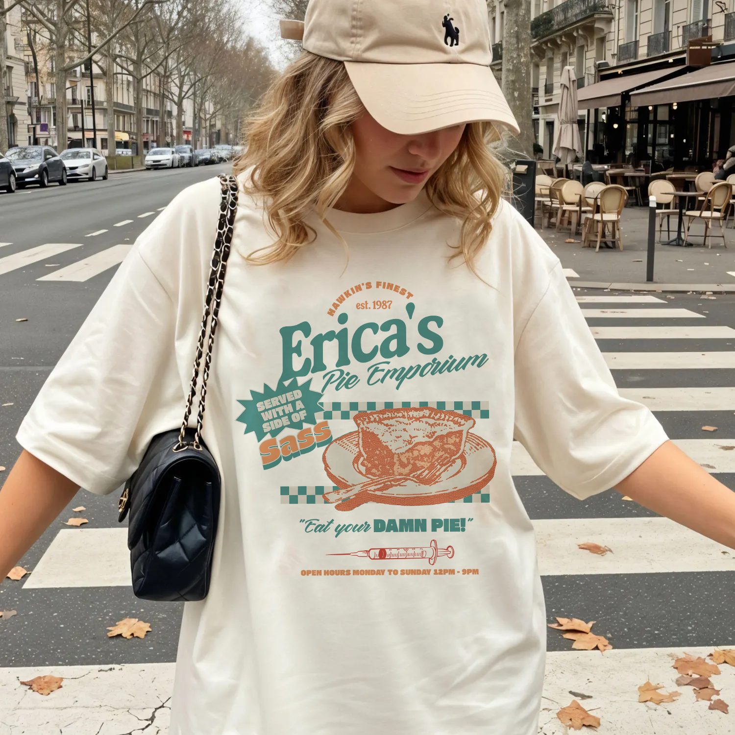 Erica Eat Your Damn Pie Unisex Shirt - Image 5