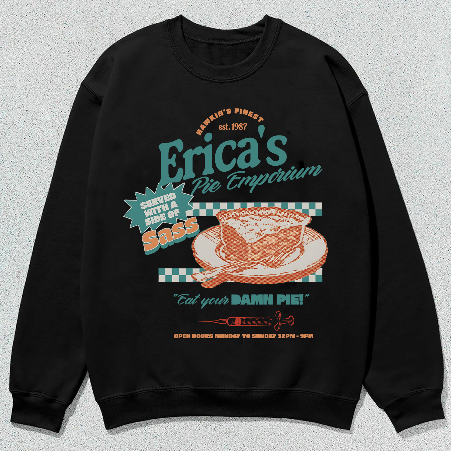 Erica Eat Your Damn Pie Unisex Shirt - Image 3