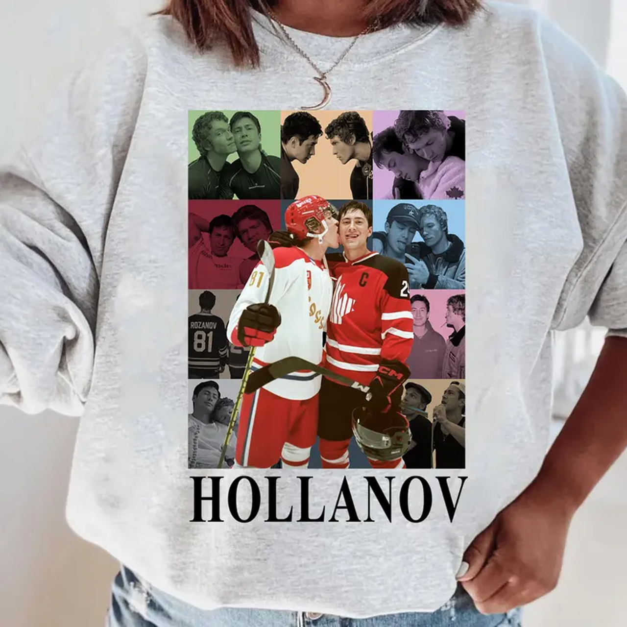 Heated Rivalry Characters Hockey Tour Shirt - Image 2