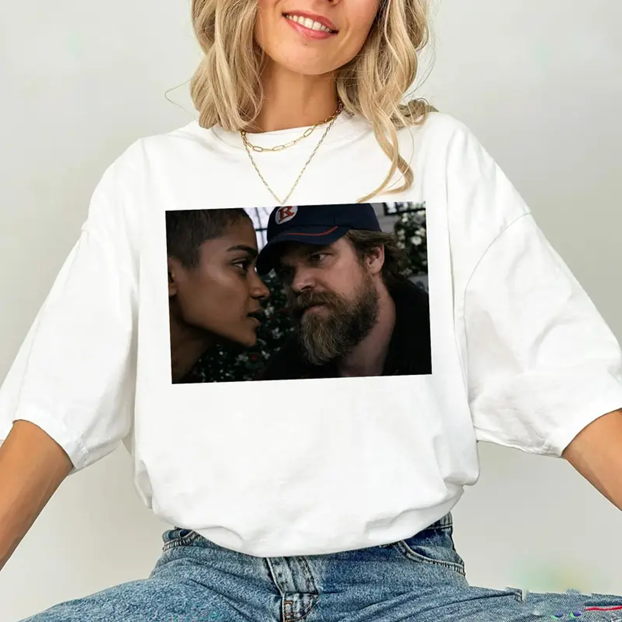Hopper Kati Anti Stranger Movie Shirt - Image 3
