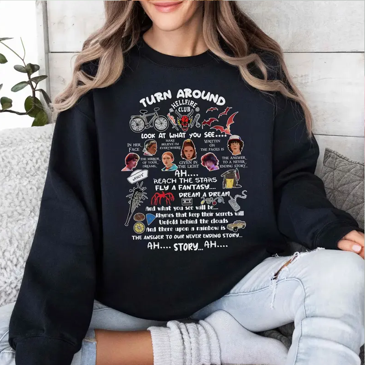 Turn Around Never Ending Story ST Unisex Shirt - Image 2