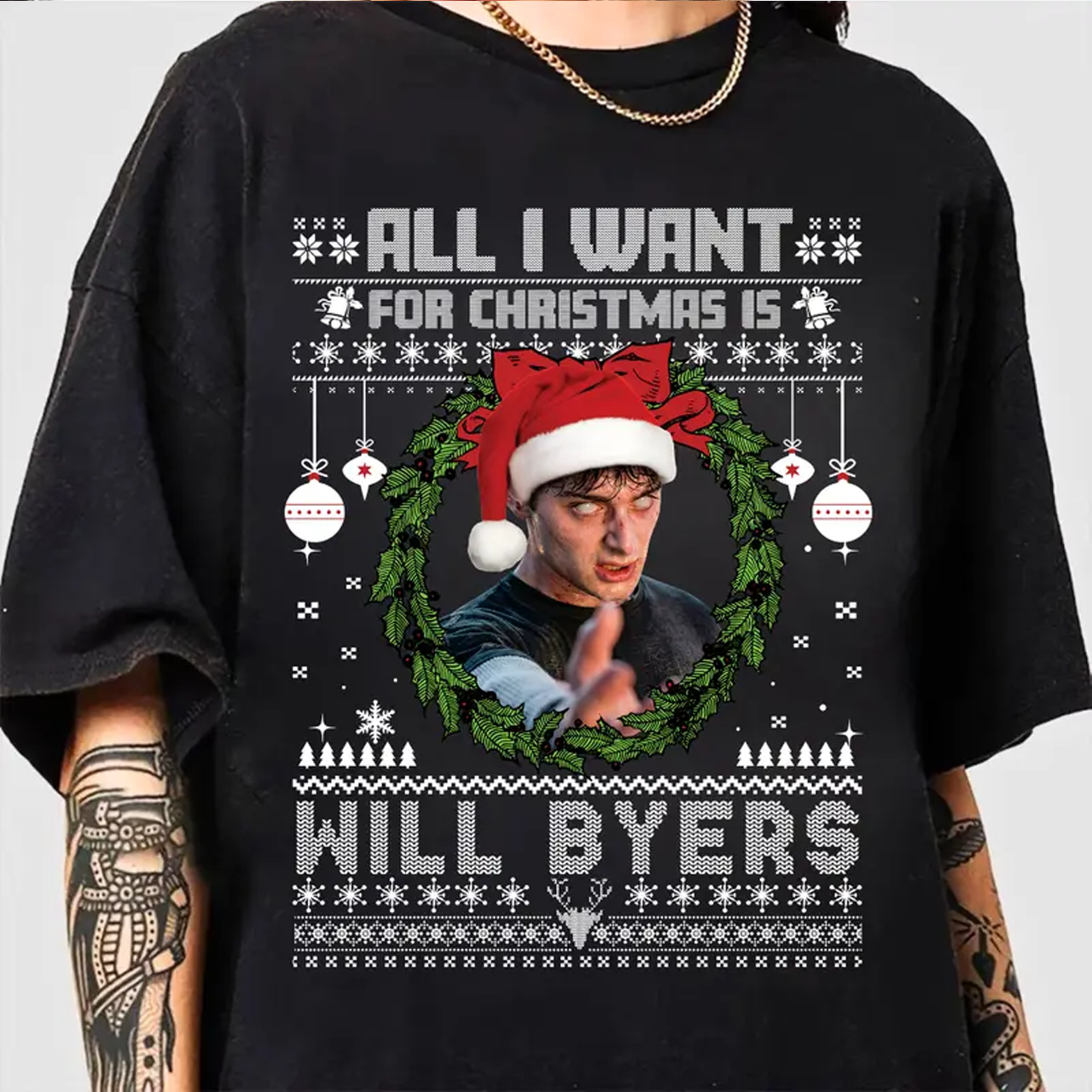 All I Want For Christmas Is Will Byers Unisex Shirt - Image 2