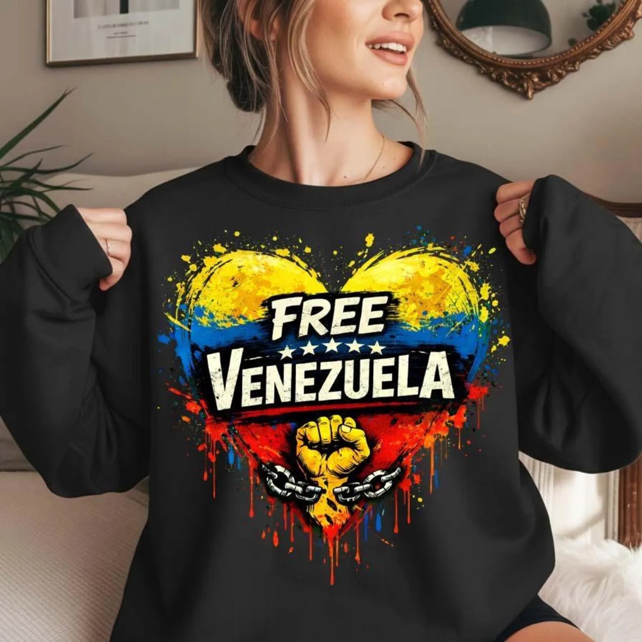 Free Venezuela Heart Shirt - Image 3