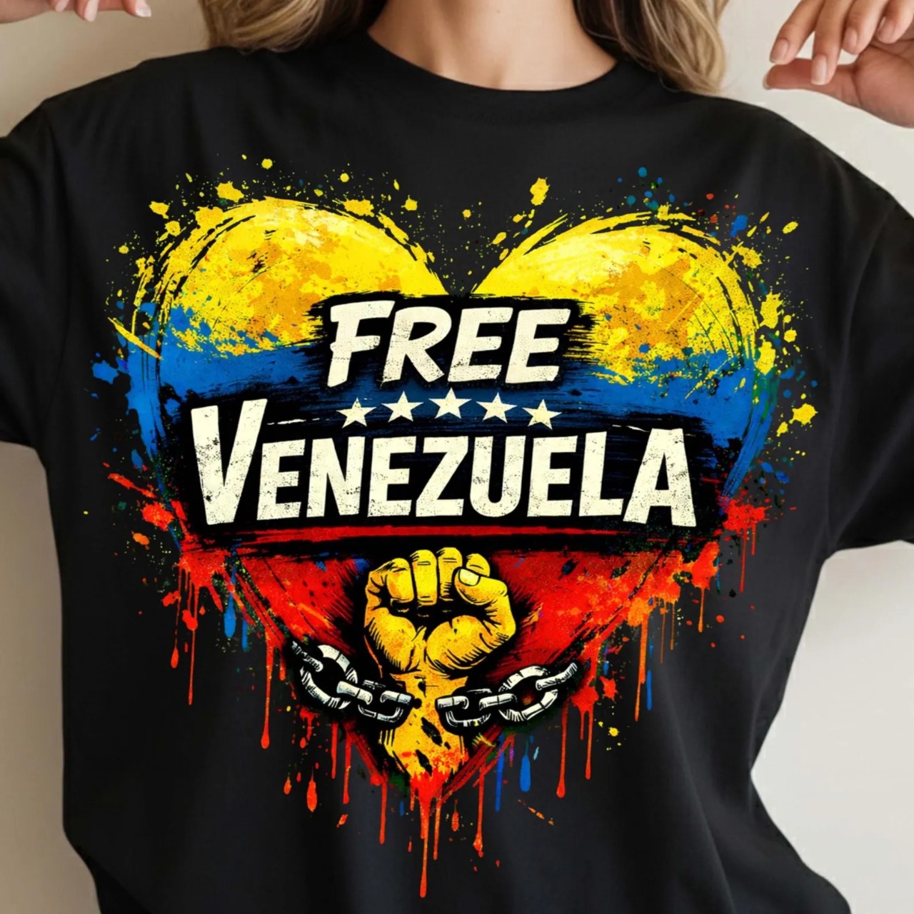 Free Venezuela Heart Shirt - Image 4