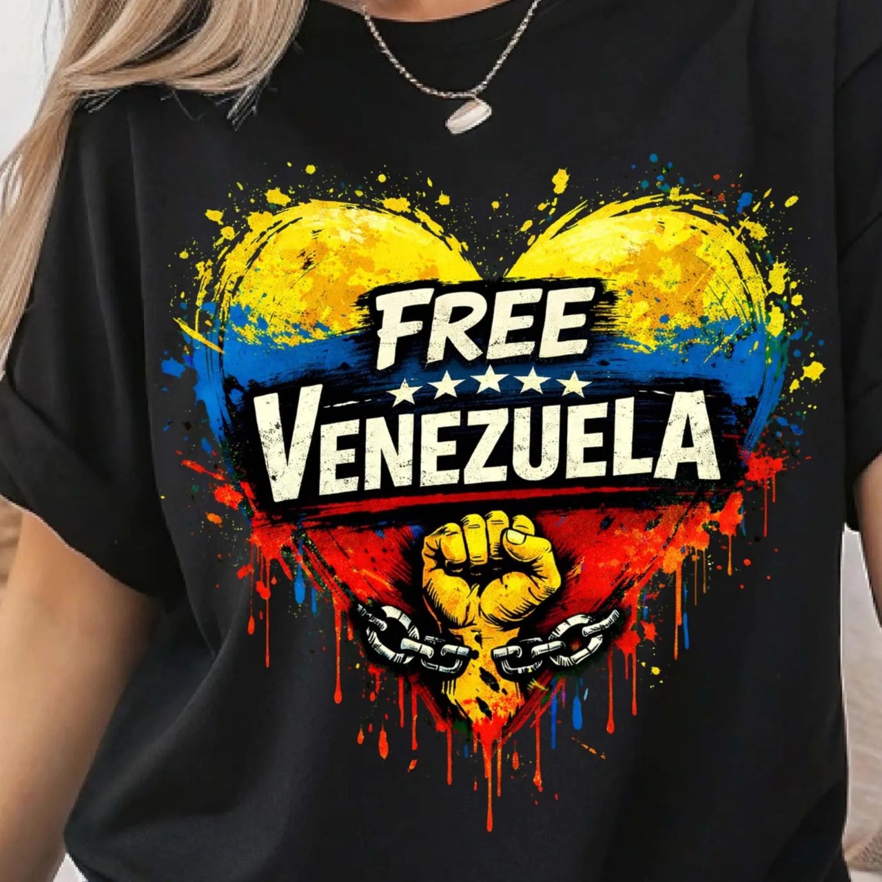 Free Venezuela Heart Shirt