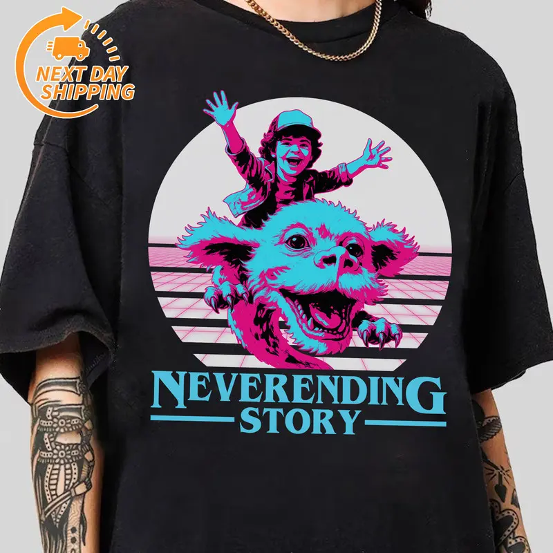 DustyBun Riding Falkor Shirt