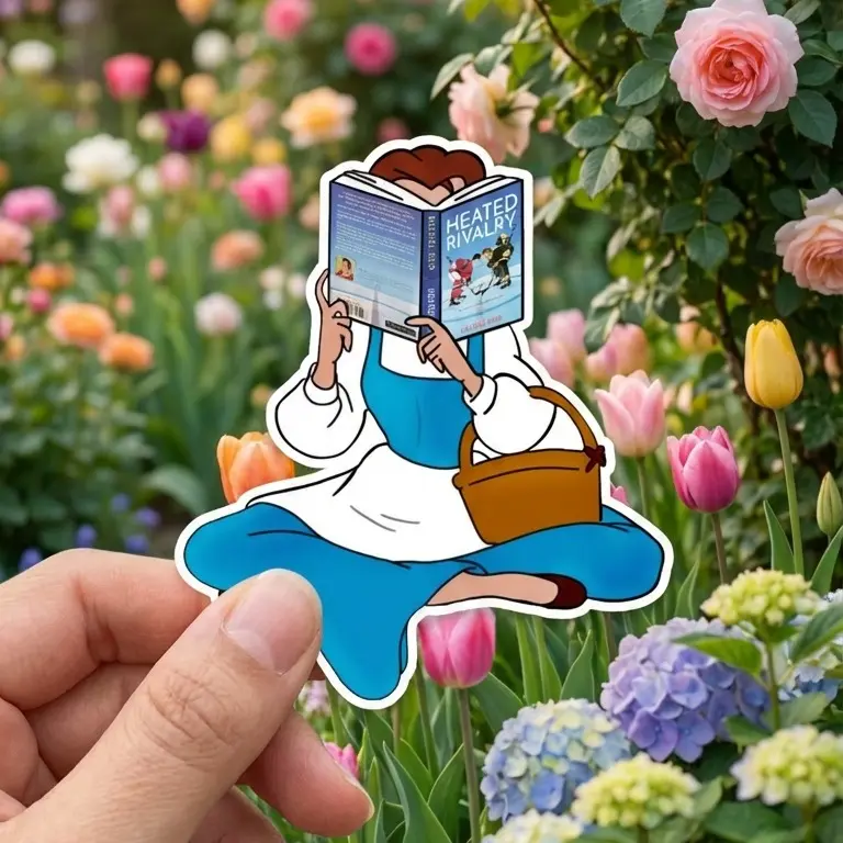 HT Inspired Sticker, Belle Hockey Boys Sticker