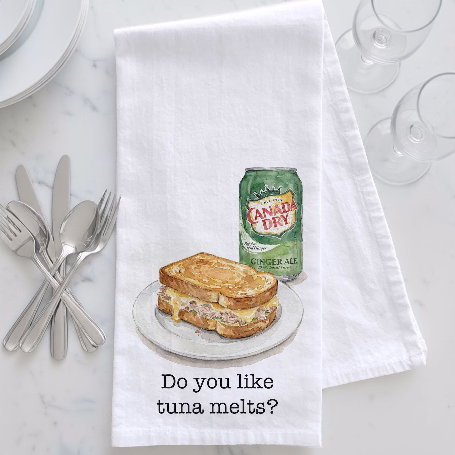 Do You Like Tuna Melts Tea HT Towel
