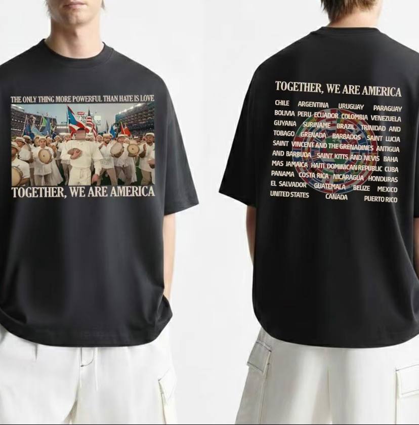 We Are America The only thing more powerful than hate is love Shirt