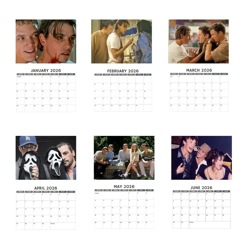 Stu and Billy 2026 Calendar