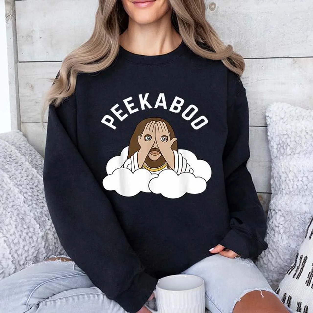 Peekaboo Jesus Shirt