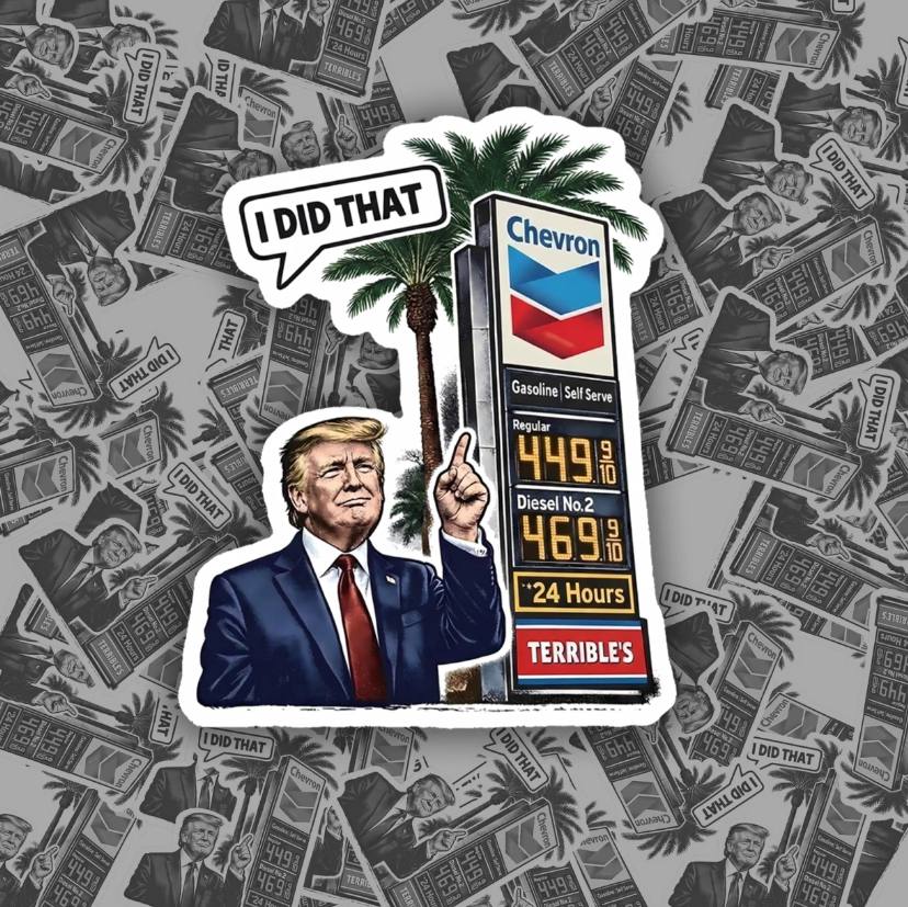 We Did That Anti Trump Funny Sticker