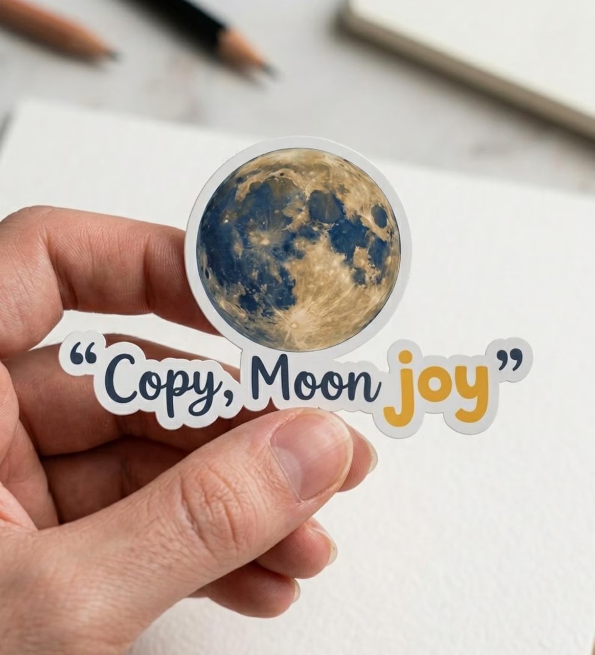 Copy Moon Copy Bracelet Copy Moon Joy Atemis II NASA Sticker