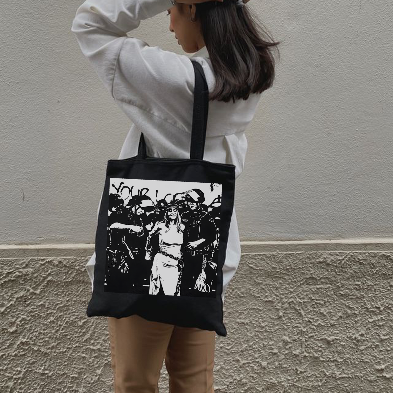 Arrest Statue Of Liberty No Kings Tote Bag