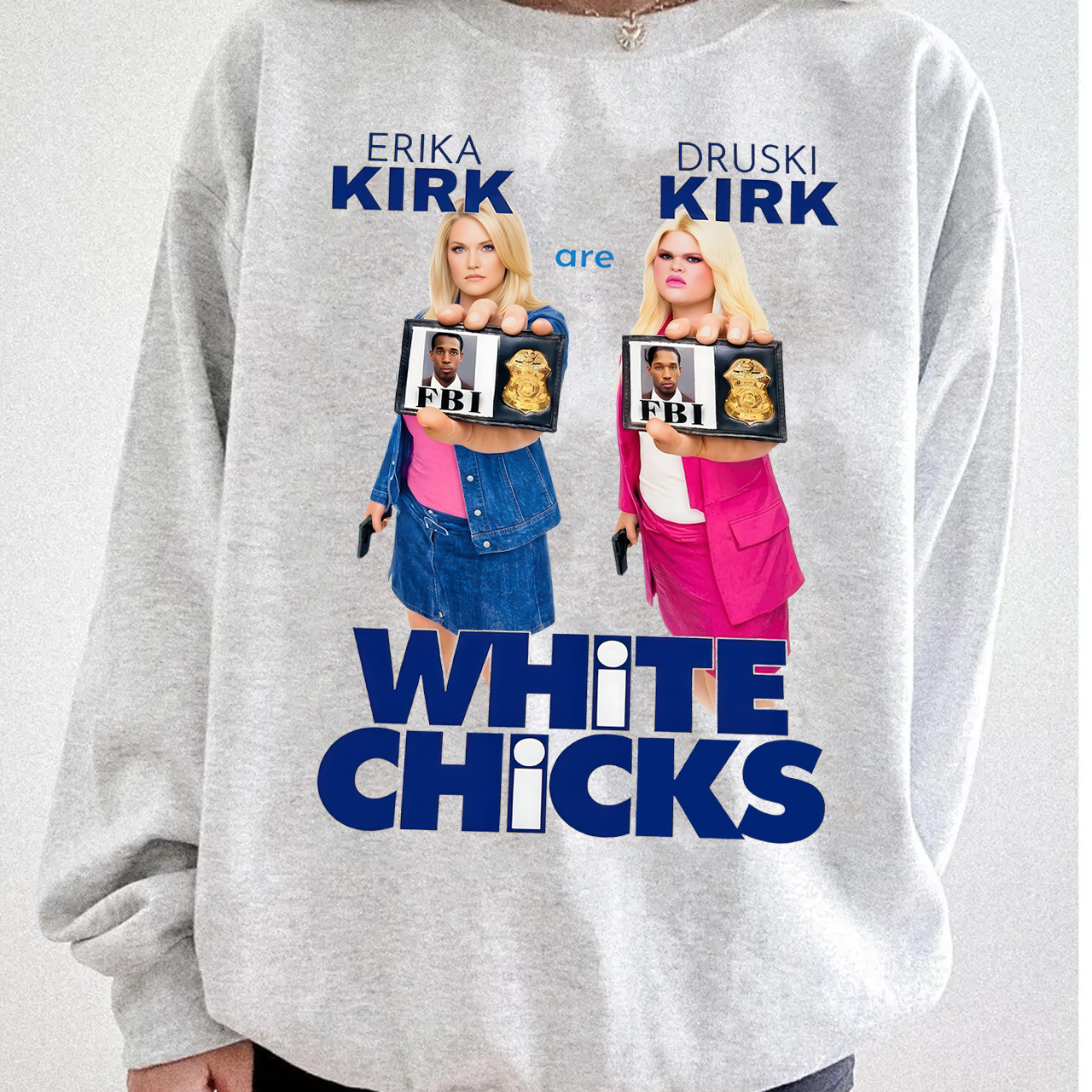 Druski and Erika Kirk White Chicks Shirt