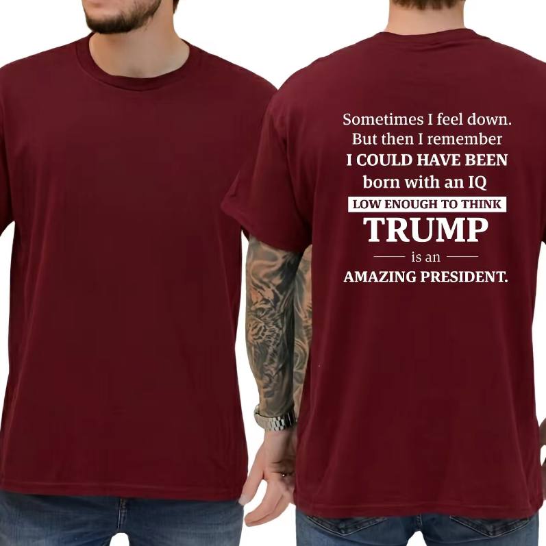 IQ Low Enough To Think Trump Is Amazing President Shirt