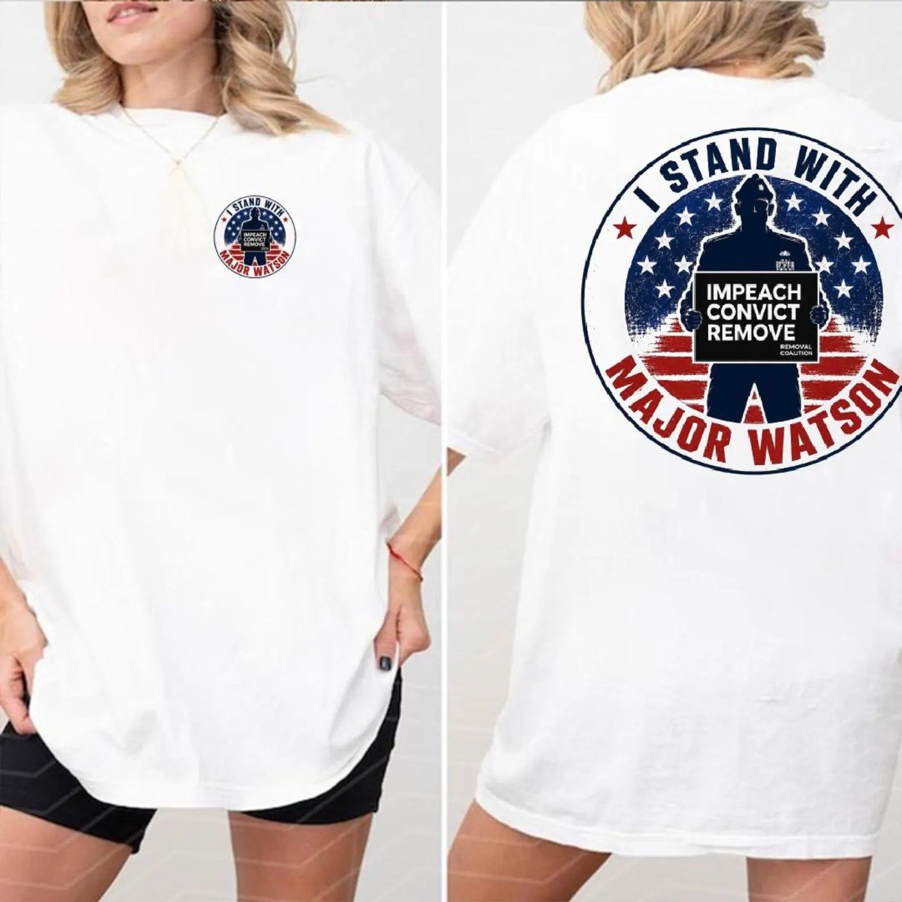 I stand with Major Watson shirt - Image 2