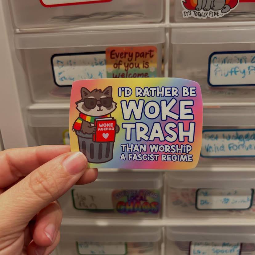 Anti Government Anti Trump Funny Sticker