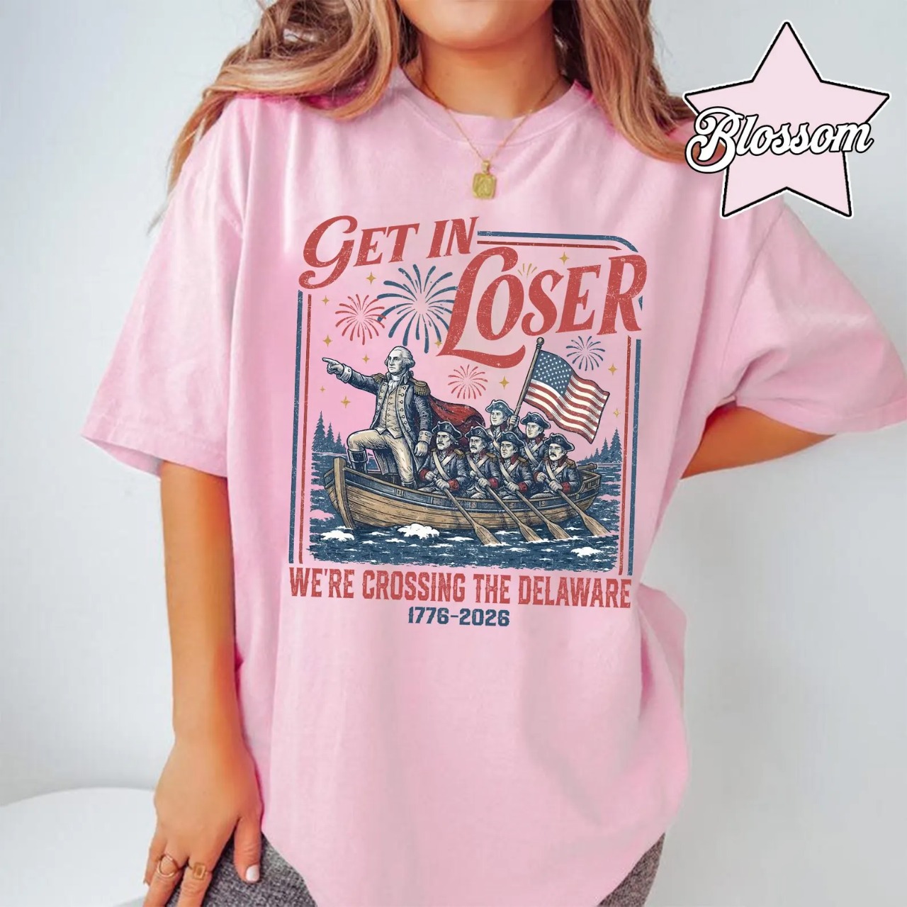 Get In Loser We're Crossing The Delaware Meme Shirt