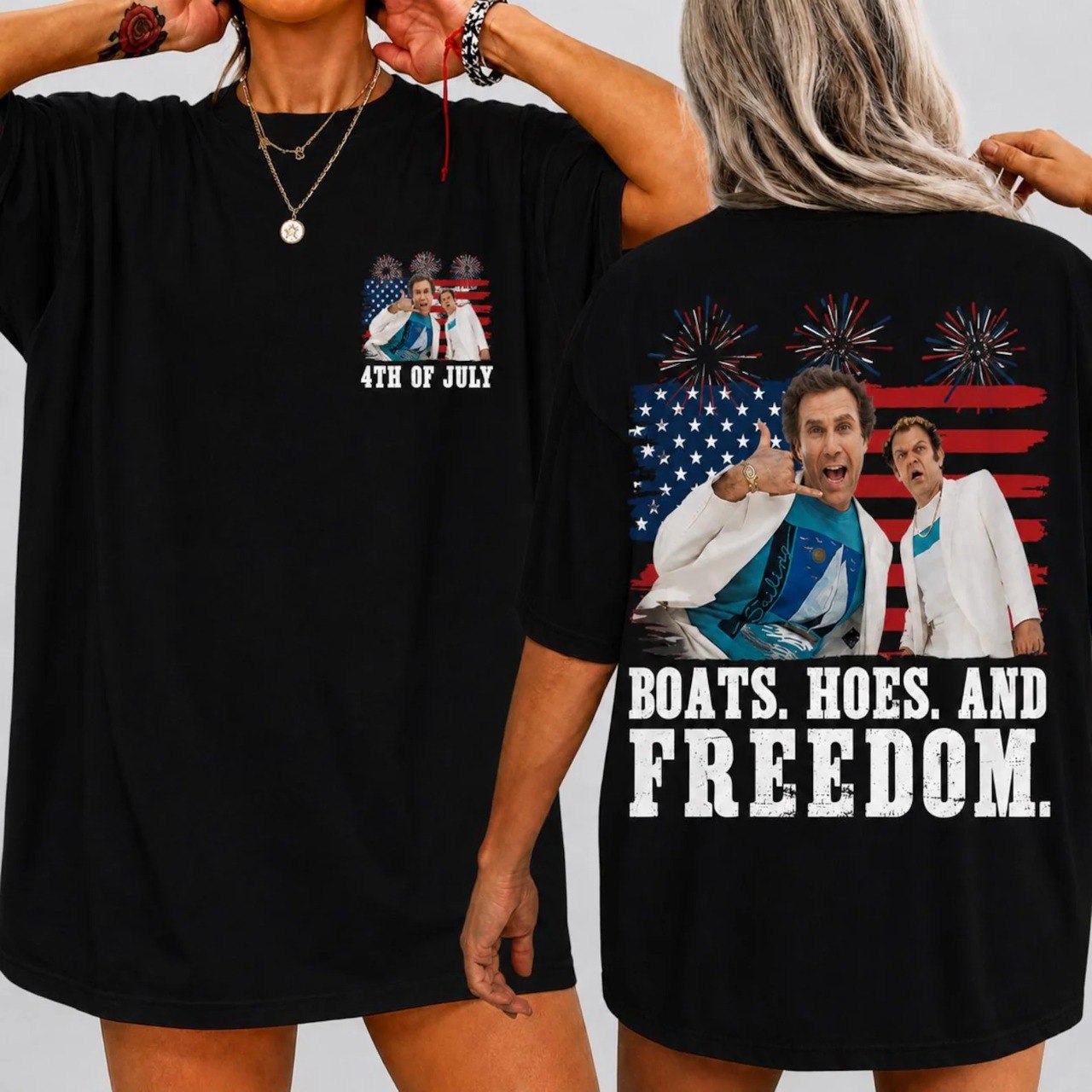Boats Hoes And Freedom Shirt