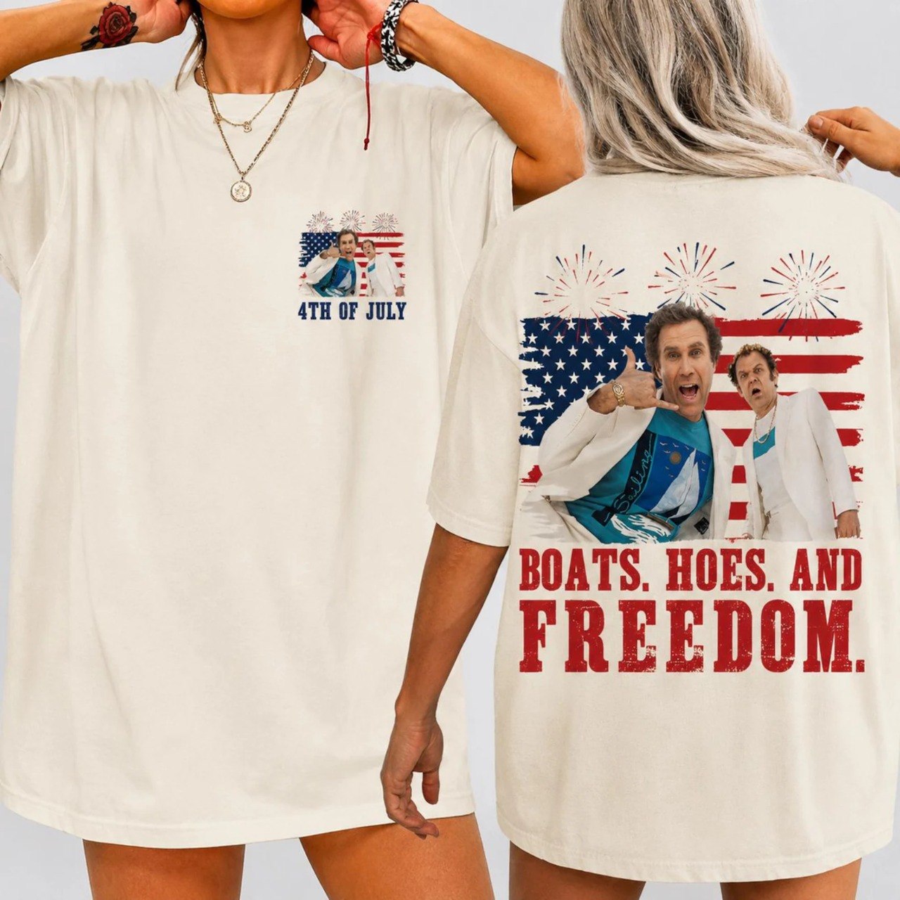 Boats Hoes And Freedom Shirt