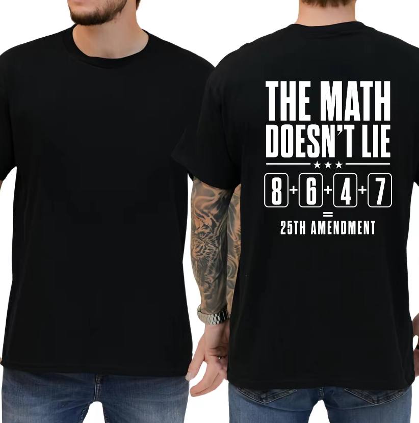 The Math Doesn't Lie 8647 Shirt - Image 3