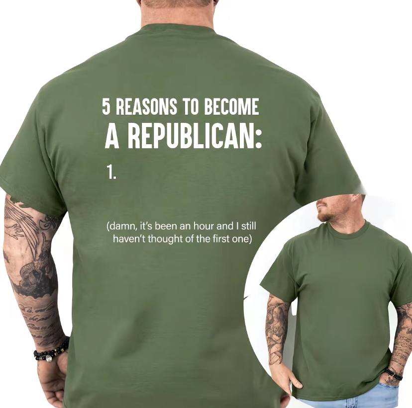 5 Reasons To Become A Republican Shirt