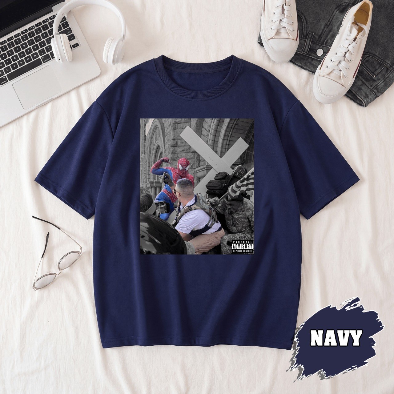 Spider Punched Jake Lang T-Shirt Shirt - Image 3