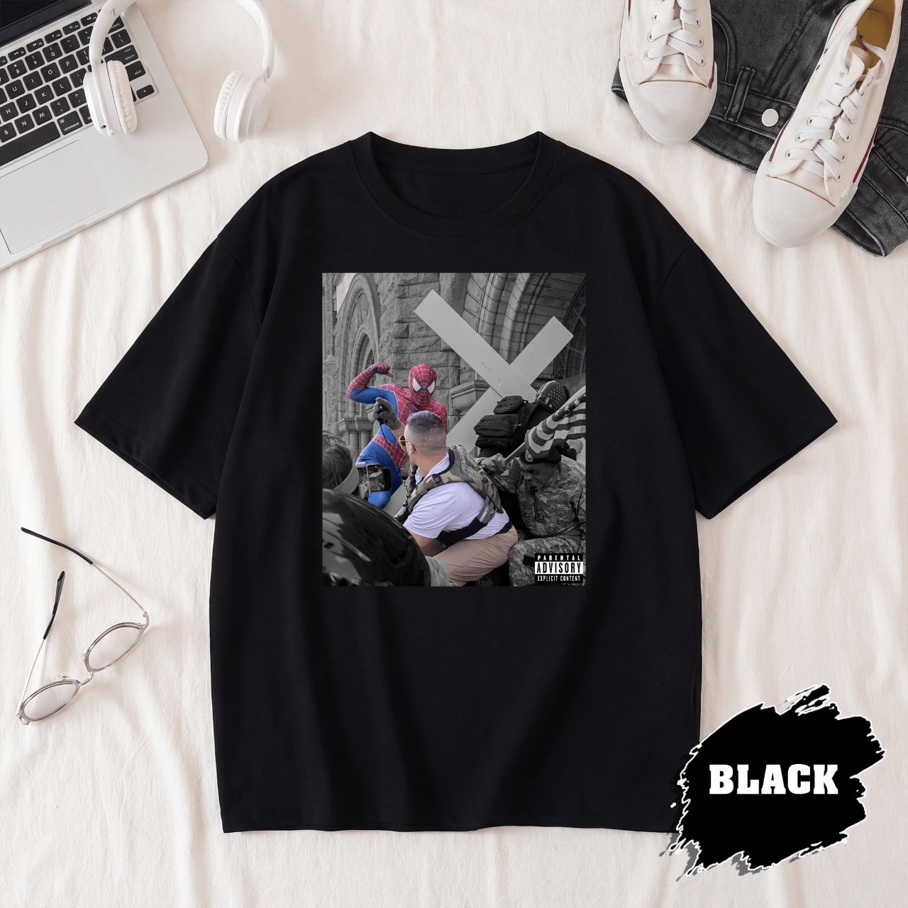 Spider Punched Jake Lang T-Shirt Shirt