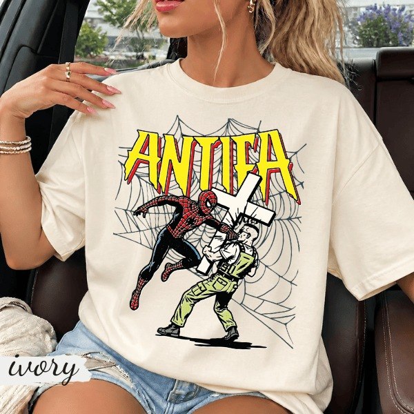 Antifa Spider Beat Up Jake Lang Shirt