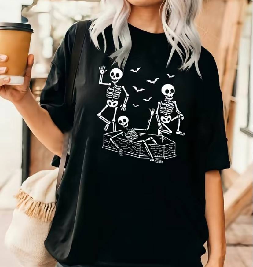 Fuck Trump Halloween Skeleton Shirt